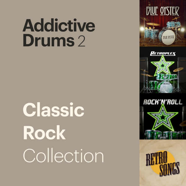 XLN Audio Addictive Drums 2 Classic Rock Collection