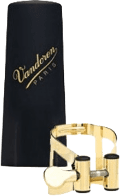 LIGATURE M/O ALTO GOLD PLATE PLASTIC MOUTHPIECE COVER
