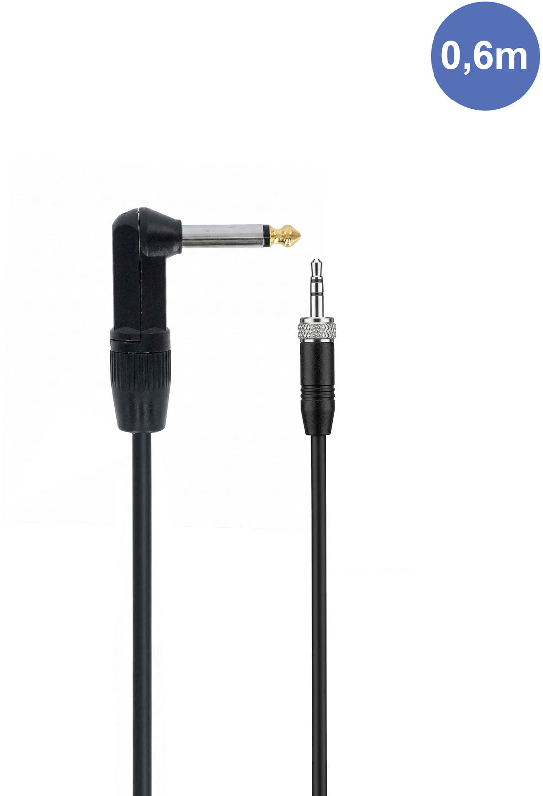 AUDIOCAB 456 Angled Jack to Mini Jack stereo (Sennheiser) 6cm