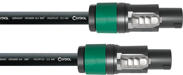 Cordial Speaker Cable Speakon 4-Point 4x 4 mm - 10m