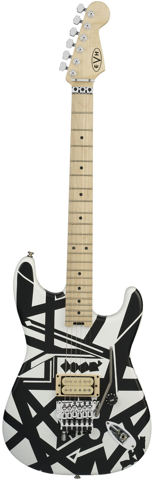 EVH Striped Series Shapes, MN White and Black