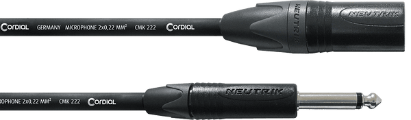 MICROPHONE XLR M / JACK MONO 5M