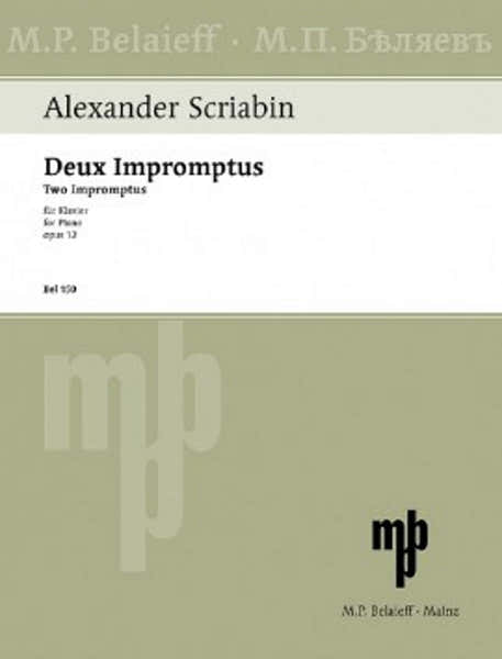 Skrjabin A. - Deux Impromptus Op.12 - Piano