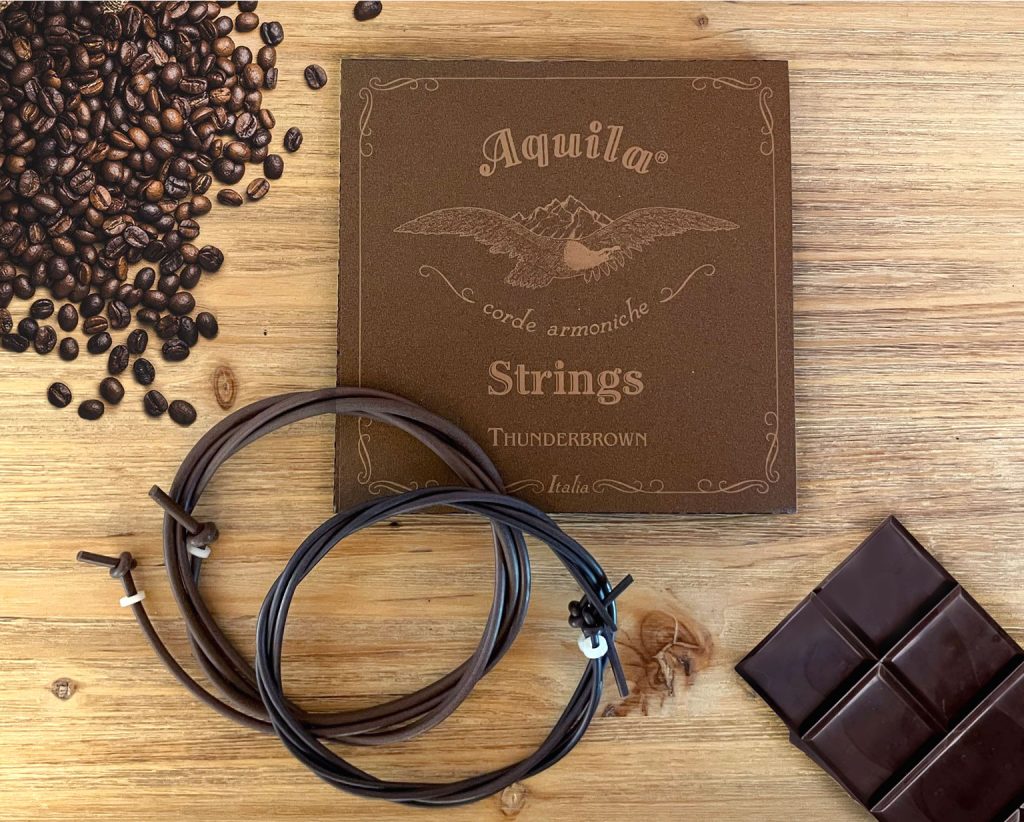 Set of 4 Thunderbrown strings for bass ukulele