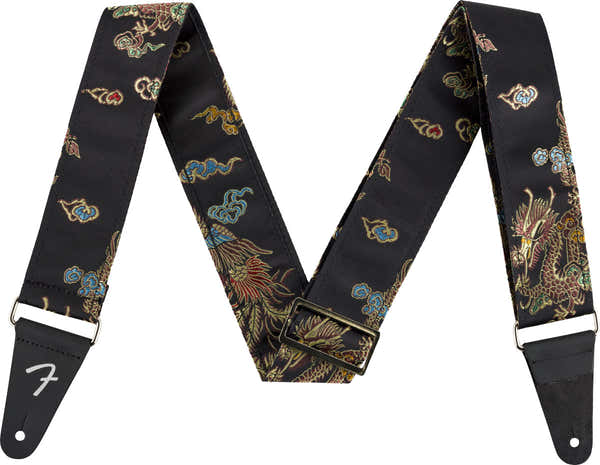 Satin Dragon Strap Black