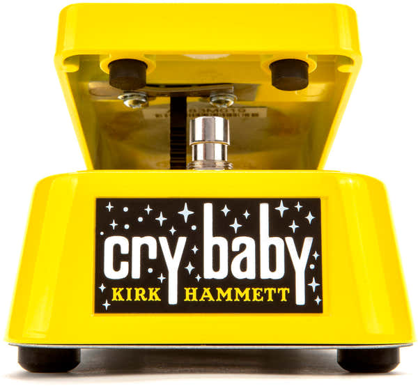 Dunlop KIRK HAMMETT CRY BABY WAH YELLOW SPARKLE EDITION