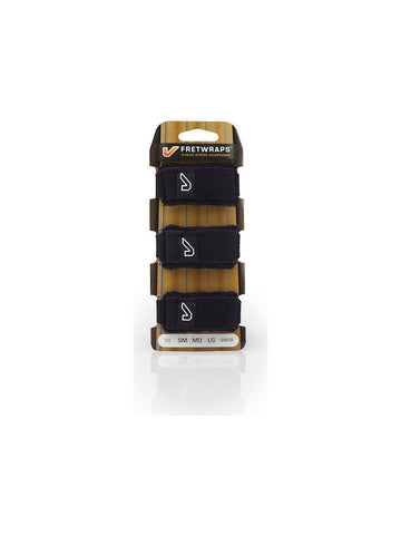 FretWraps 3-Pack Black - Medium