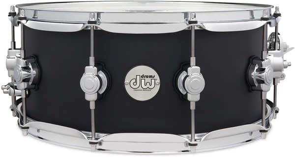 SNARE DRUM DESIGN SERIES BLACK SATIN DDLM614SSBL