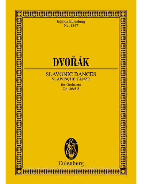 Dvorák - Danses Slaves Op. 46/5-8 B 83 - Orchestre