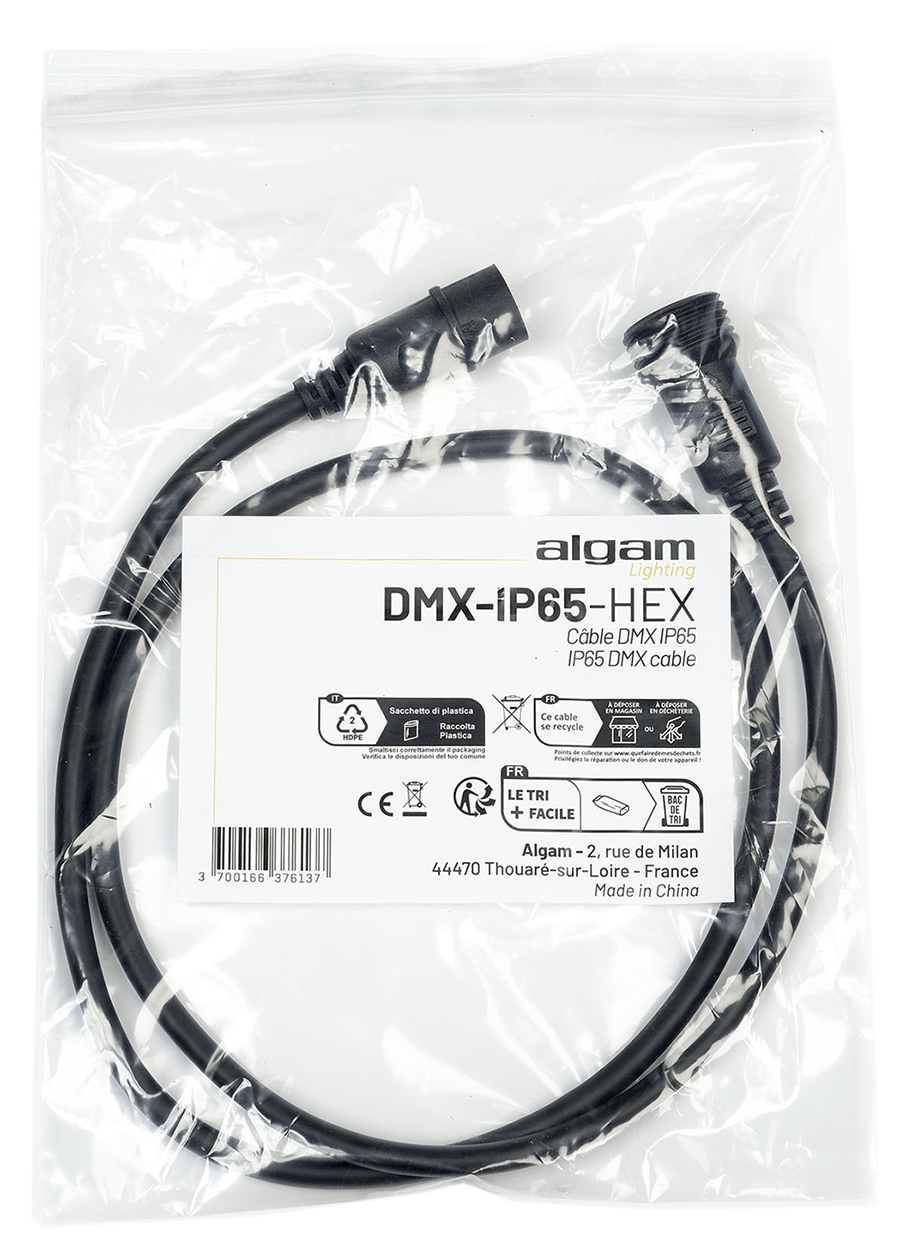 DMX IP65 cable for IP Par 712/1212 HEX