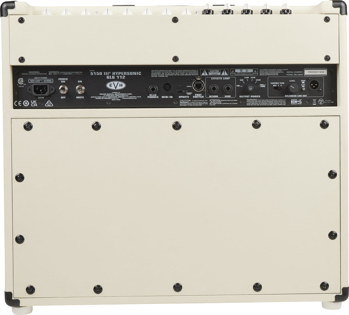 5150III Hypersonic 6L6 1x12 - White