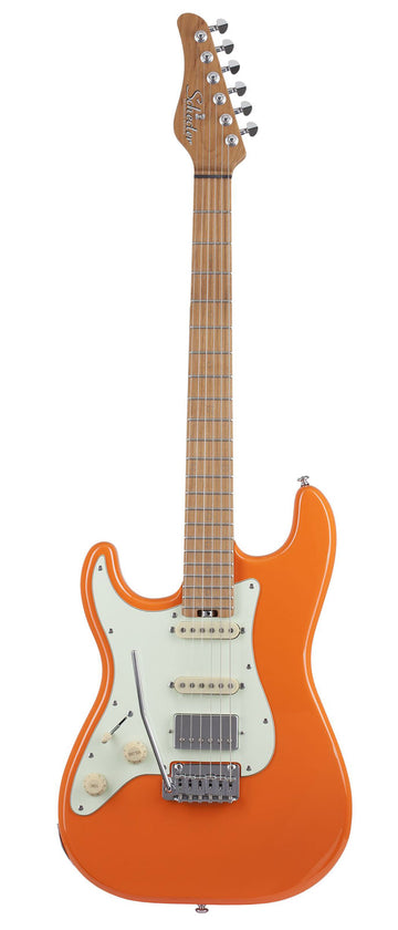 HSS LH Nick Johnston Signature Atomic Orange