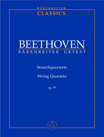 Beethoven L.van - Quatuors A Cordes Op.59 - Conducteur Poche