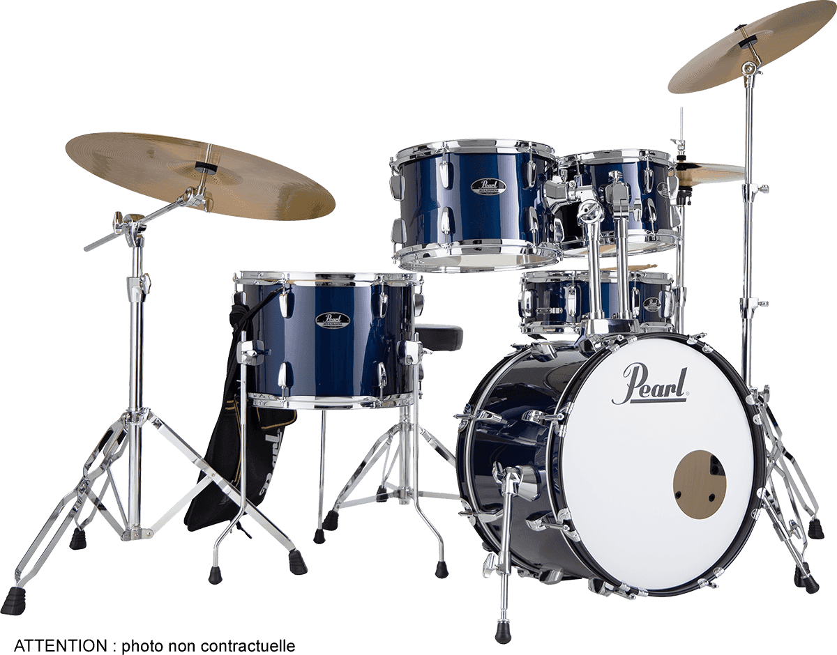 ROADSHOW JAZZ 18 + B-50 ROYAL BLUE METALLIC + SOLAR CYMBALS