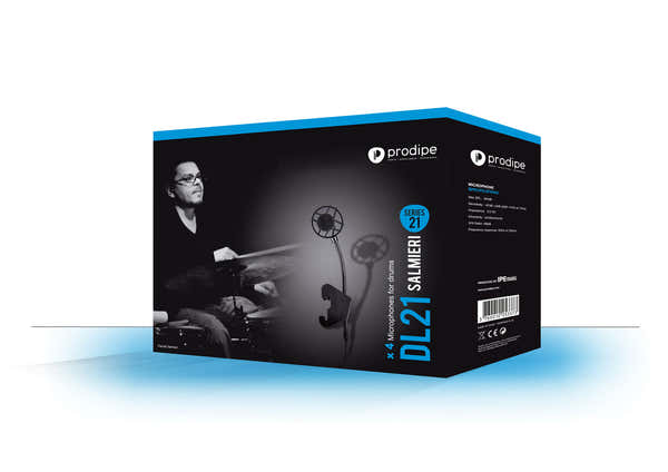 Prodipe DL21 Salmieri Drums - 4-Microphone Pack