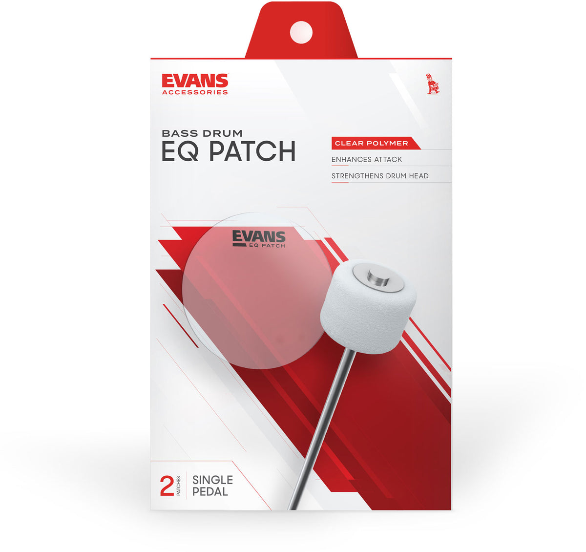 EQPC1 - EQ Single Pedal Patch Clear Plastic