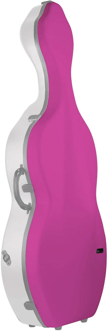 Hightech Candy 4/4 Cello Case + Wheels - Purple/White