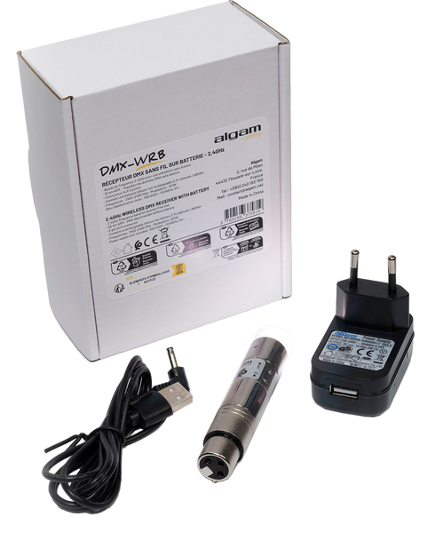 Algam Lighting DMX-WRB - Wireless battery-powered DMX receiver