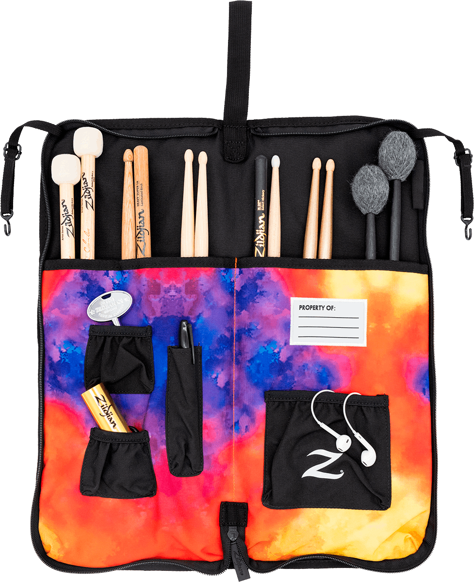 Student Backpack Orange Burst