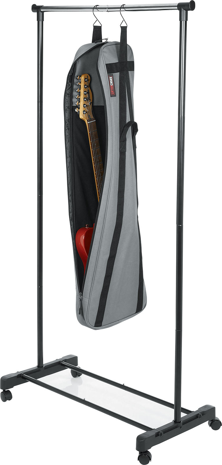 Hanging electric guitar gigbag