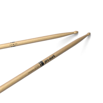 CLASSIC FORWARD 5A LONG HICKORY DRUMSTICK OVAL WOOD TIP