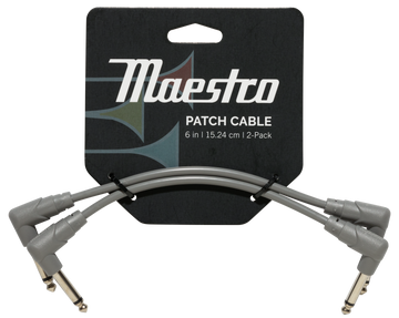 VINTAGE ORIGINAL INSTRUMENT PATCH CABLES (2-PACK) 6-INCH