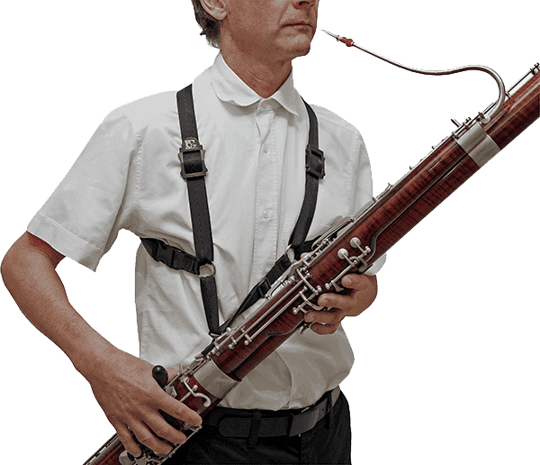 B10 - BASSOON MALE HARNESS NYLON (METAL HOOK)