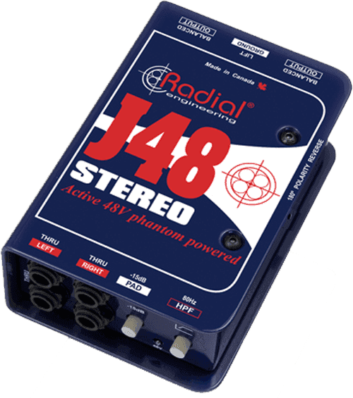 Radial J48 CLASS A ACTIVE DI BOX STEREO