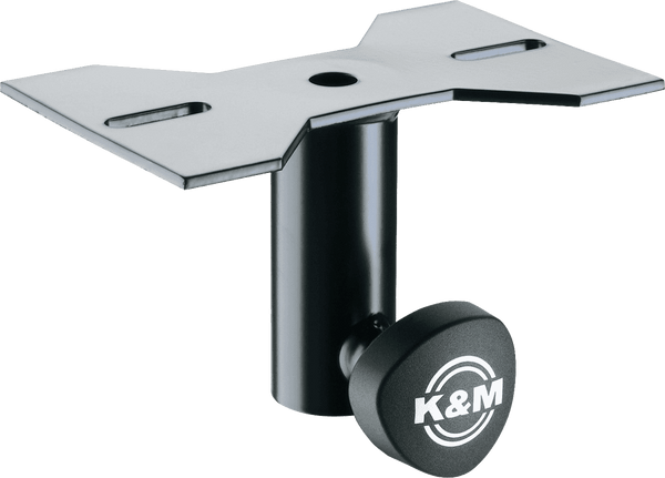 K&M 19580-000-55 ADAPTATEUR NOIR 35MM POUR ENCEINTE