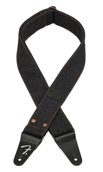 X Wrangler Riveted Denim Strap Black