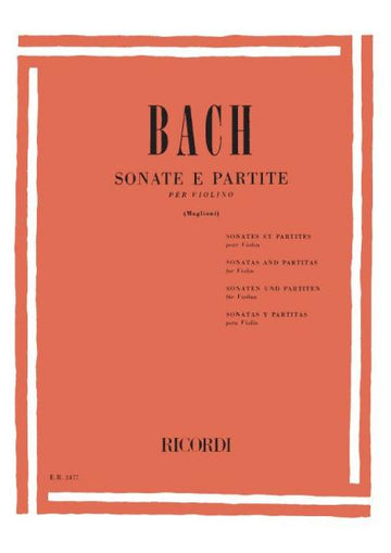 BACH J.S. - 6 SONATA E PARTITE BWV 1001-1006 - VIOLON