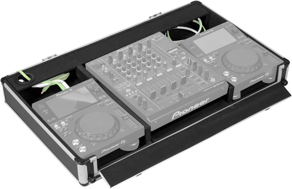 Case for Control Room 10 / 12'' XDJ700 and DJM750 Silver