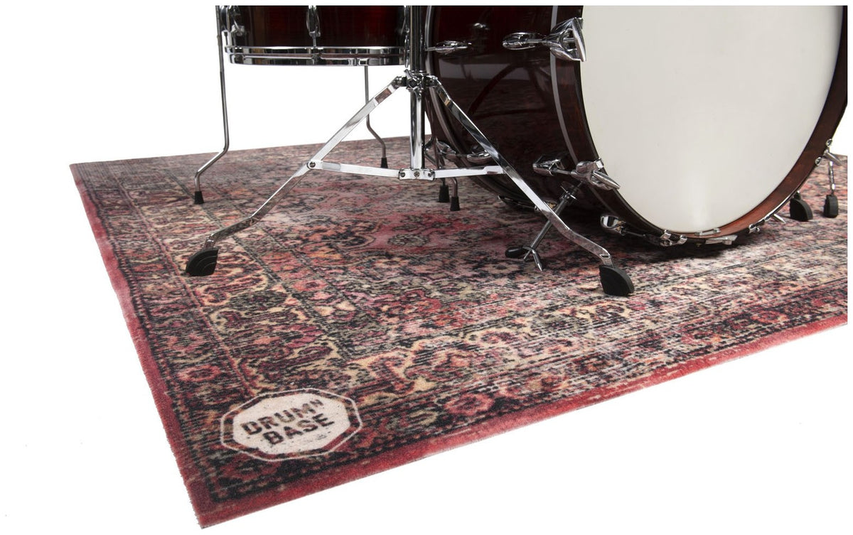 RWP185-ARD - Pro X-Heavy 7kg Road Worn Aged Red Persian - Drum Mat 1.85 x 1.60m