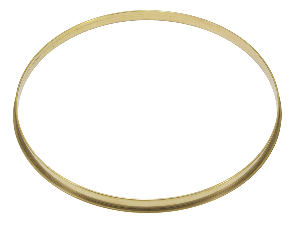 HSFB23-14RA - 14" 2.3MM RAW BRASS SINGLE FLANGE DRUM HOOP