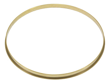 HSFB23-14RA - 14" 2.3MM RAW BRASS SINGLE FLANGE DRUM HOOP