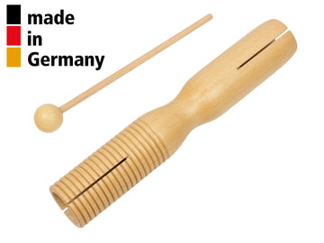 Tone Block / Guiro Beech 2 Tones + Beater - 3+