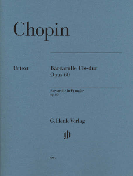 Chopin F. - Barcarolle Op. 60 - Piano
