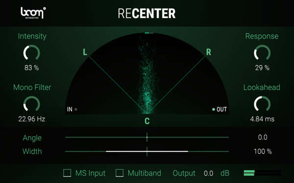 Boom Library Recenter