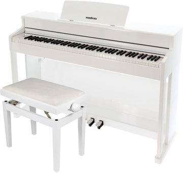 DP2 MK2 Gloss White Bundle + Piano Bench